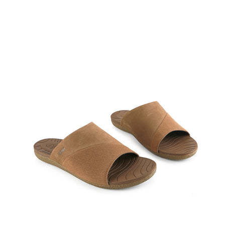 Hush Puppies Sandal Slide Pria Fraser Chad Slide In Khaki