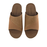 Hush Puppies Sandal Slide Pria Fraser Chad Slide In Khaki