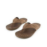 Hush Puppies Sandal Toepost Pria Fraser Chad Toepost In Khaki