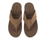 Hush Puppies Sandal Toepost Pria Fraser Chad Toepost In Khaki