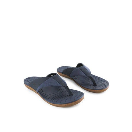 Hush Puppies Sandal Toepost Pria Fraser Chad Toepost In Navy