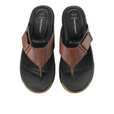 Hush Puppies Sandal Toepost Pria Trevas Dax Toepost In Brown