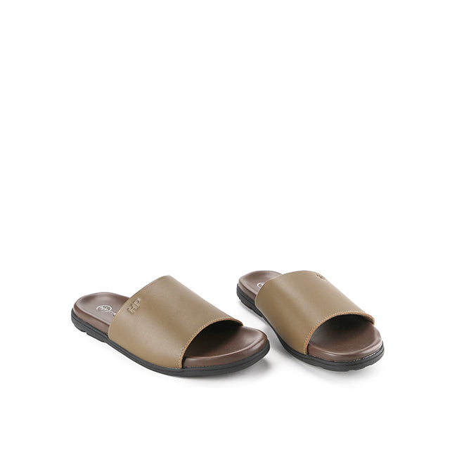 Hush Puppies Sandal Pria Soluzo Slide In Khaki