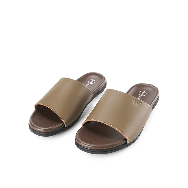 Hush Puppies Sandal Pria Soluzo Slide In Khaki