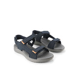 Hush Puppies Pria Sandals Activate Sandal In Navy Blue Pu