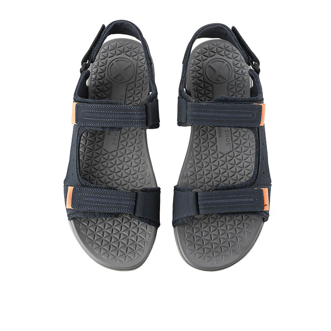 Hush Puppies Pria Sandals Activate Sandal In Navy Blue Pu