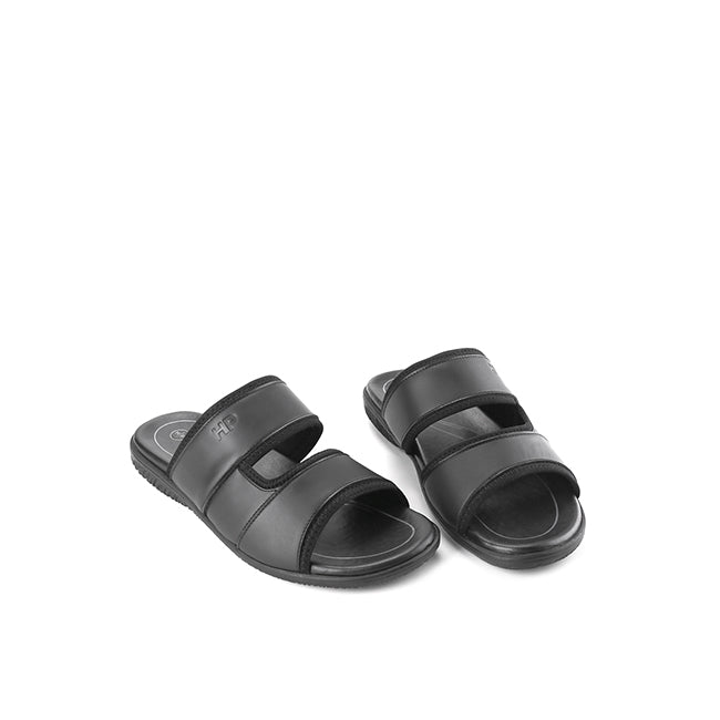 Hush Puppies Sandal Pria Chekhov - 2 Straps In Black