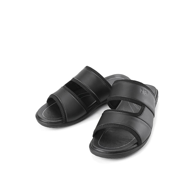 Hush Puppies Sandal Pria Chekhov - 2 Straps In Black