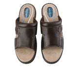 Hush Puppies Sandal Pria Diemento Slide In Coffee