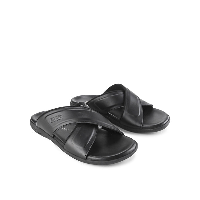 Hush Puppies Sandal Pria Slide Snap Cross In Black