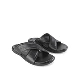 Hush Puppies Sandal Pria Slide Snap Cross In Black
