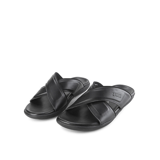 Hush Puppies Sandal Pria Slide Snap Cross In Black