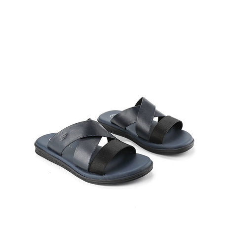 Hush Puppies Sandal Pria Evano Cross In Navy