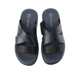 Hush Puppies Sandal Pria Evano Cross In Navy