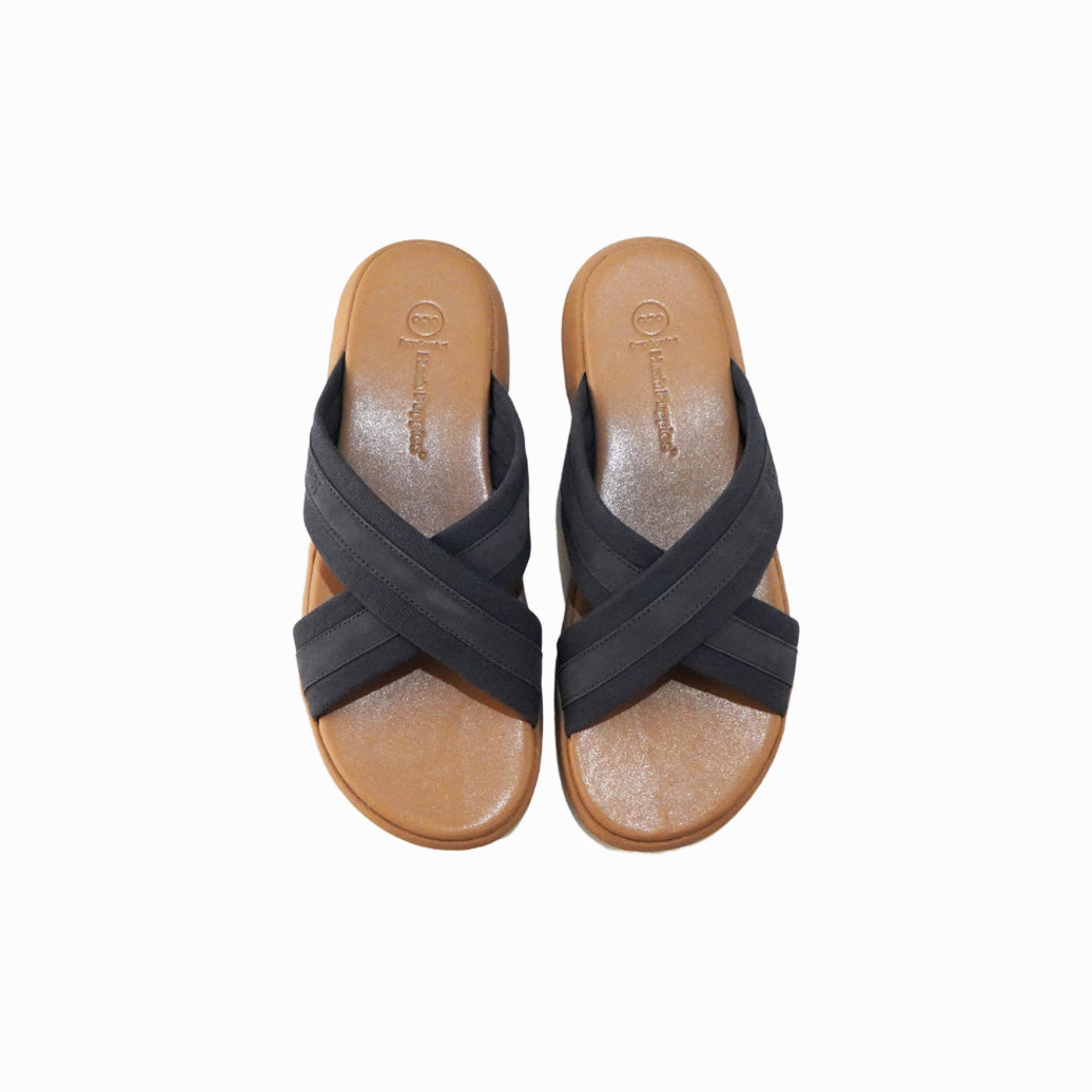 Hush Puppies Sandal Pria Slide Hunter Cave Cross In Blue
