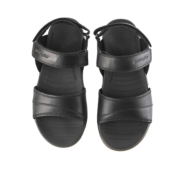 Hush Puppies Sandal Pria Postro Klein Rafter In Black