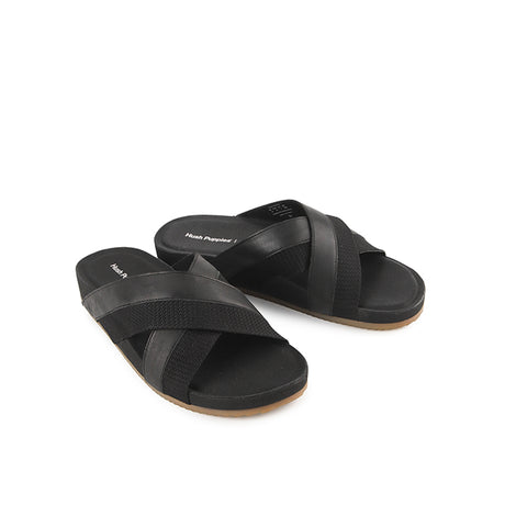 Merritt Cross Slide In Bold Black Leather