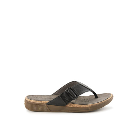Hush Puppies Sandal Pria Asahi Jake Toepost In Dark Grey