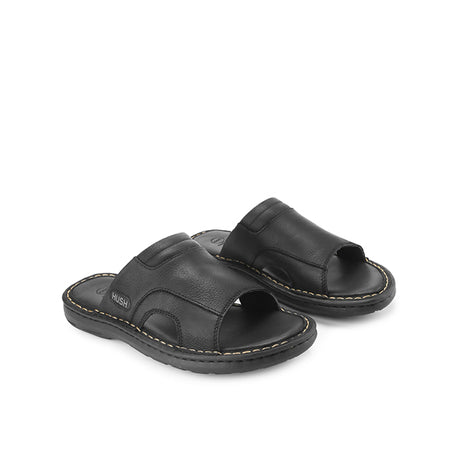 Hush Puppies Sandal Pria Gollaf Otto Slide In Black