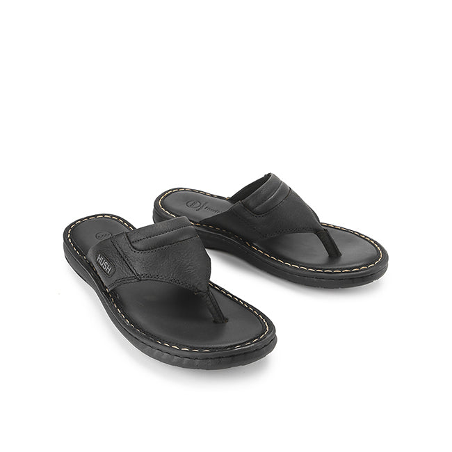 Hush Puppies Sandal Pria Gollaf Otto Toepost In Black