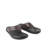 Hush Puppies Men Sandals Keith Toepost In Dark Brown