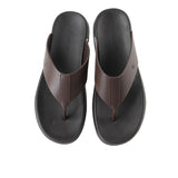 Hush Puppies Men Sandals Keith Toepost In Dark Brown
