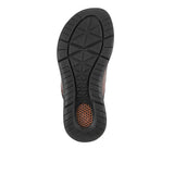 Hush Puppies Men Sandals Activate Toepost In Dark Brown Leather