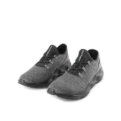 Hush Puppies Sepatu Pria Athleisure Charge Sneaker In Bold Black Textile