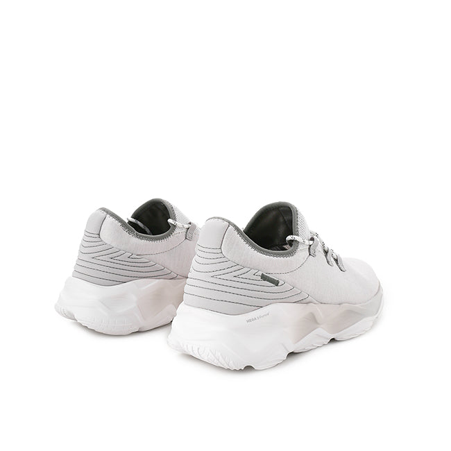 Hush Puppies Sepatu Pria Athleisure Charge Sneaker In Cloud Grey Textile