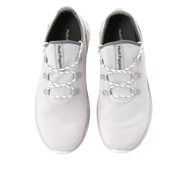 Hush Puppies Sepatu Pria Athleisure Charge Sneaker In Cloud Grey Textile