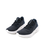 Hush Puppies Sepatu Pria Athleisure Charge Sneaker In Navy Blue Textile