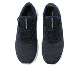 Hush Puppies Sepatu Pria Athleisure Charge Sneaker In Navy Blue Textile