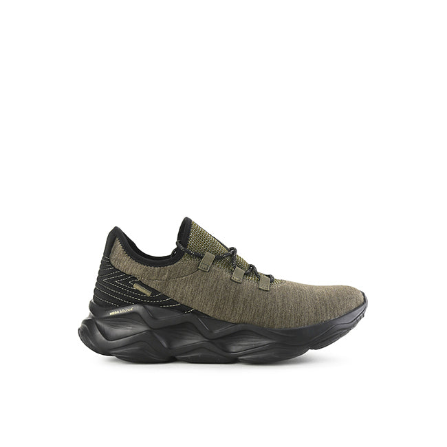 Hush Puppies Sepatu Pria Sneakers Charge Sneaker In Dark Olive Textile