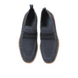 Advance Knit Loafer In Navy Blue Knit