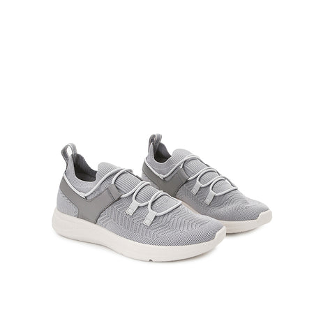 Hush Puppies Sepatu Pria Lace Up Elevate Knit Lace In Calm Grey Knit