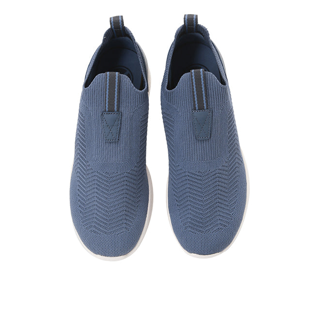 Hush Puppies Sepatu Pria Slip On Elevate Knit Slip In Deep Blue Knit
