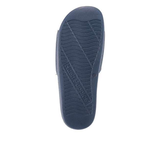 Hush Puppies Sandal Pria Summit George Slide In Navy