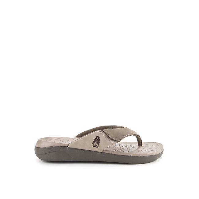 Hush Puppies Sandal Pria Stride Posh Toepost In Brown