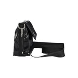 LeSportsac Tas Unisex Shoulder bag Medium Flap Shoulder In Black Shine