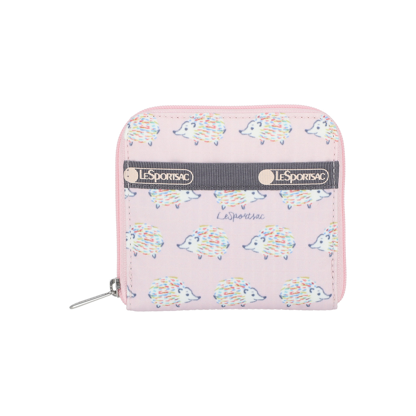 LeSportsac Aksesoris Unisex Compact Zip Wallet In Nordic Hedgehog