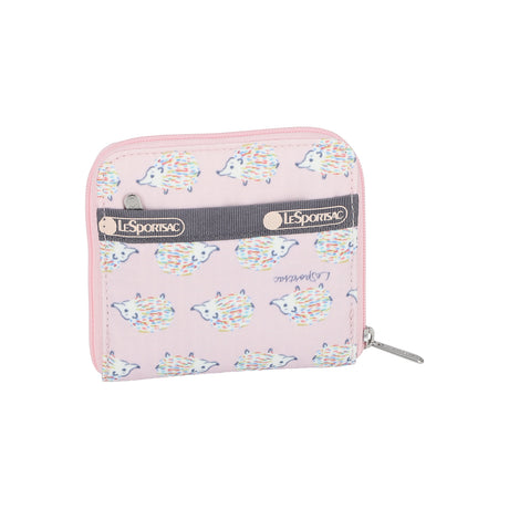 LeSportsac Aksesoris Unisex Compact Zip Wallet In Nordic Hedgehog