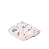Compact Zip Wallet In Tossed Wildflowers