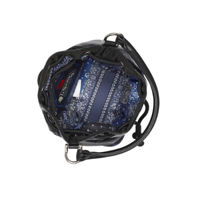 Sm Drawstring Bag In Astro Black