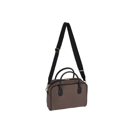 LeSportsac Unisex Square Th Crossbody In Uptown Dark Choco/Blk