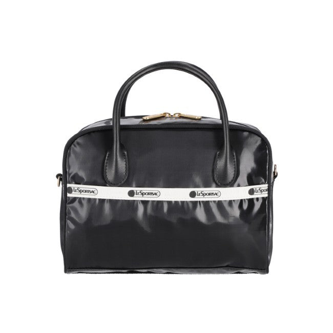 LeSportsac Unisex Square Th Crossbody In Uptown Blkshine/Blk2
