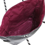 Large 2 Way Tote In 2Way Purple/Black Shine