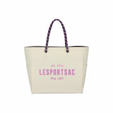 LeSportsac Unisex Bags Large 2 Way Tote In 2 Way Bscut Bege/Deep Sea