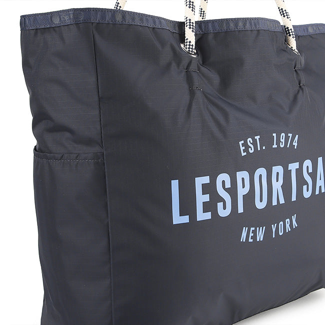 LeSportsac Unisex Bags Large 2 Way Tote In 2Way Deep Sea Blue/Lime