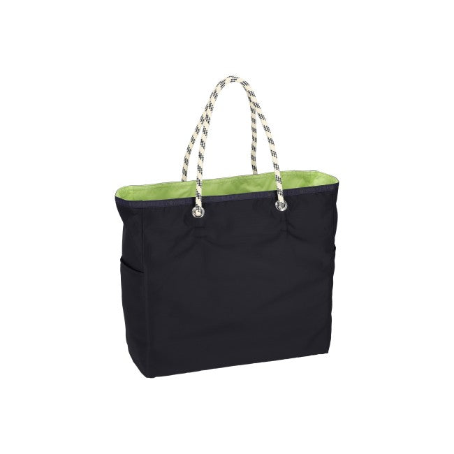 LeSportsac Unisex Bags Large 2 Way Tote In 2Way Deep Sea Blue/Lime