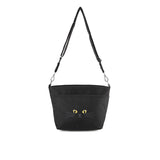 LeSportsac Unisex Small Bucket Bag In Black Cats Embroidery